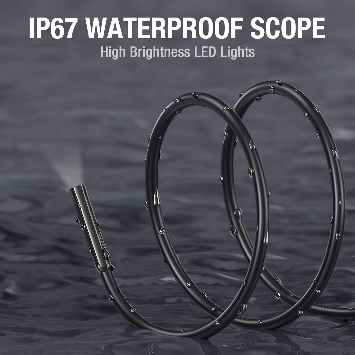 Cámara Endoscópica USB-C Teslong 10FT con 8 LED