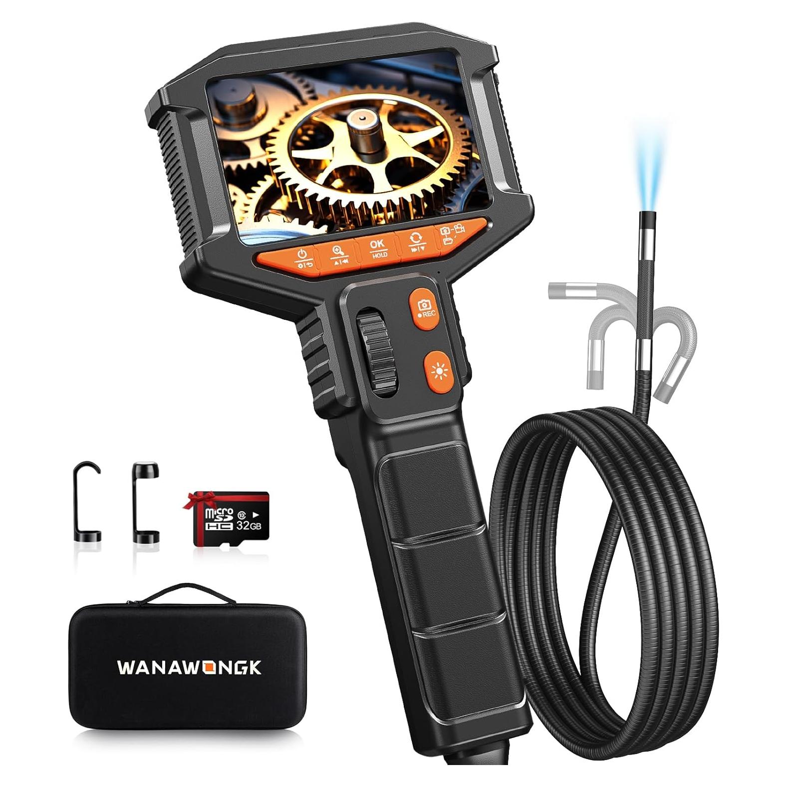 Cámara Borescopio Articulada WANAWONG 1,68m HD IP67