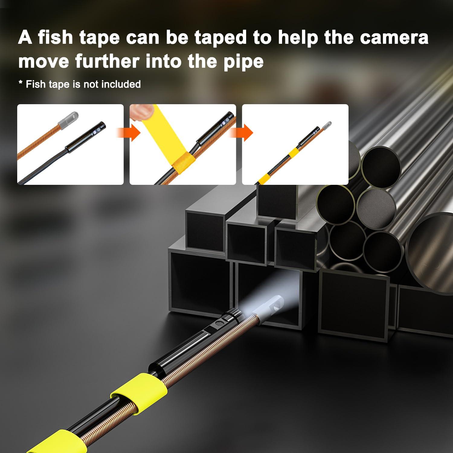 Cámara de Inspección TURN RAISE 15m HD 1080P con Luz