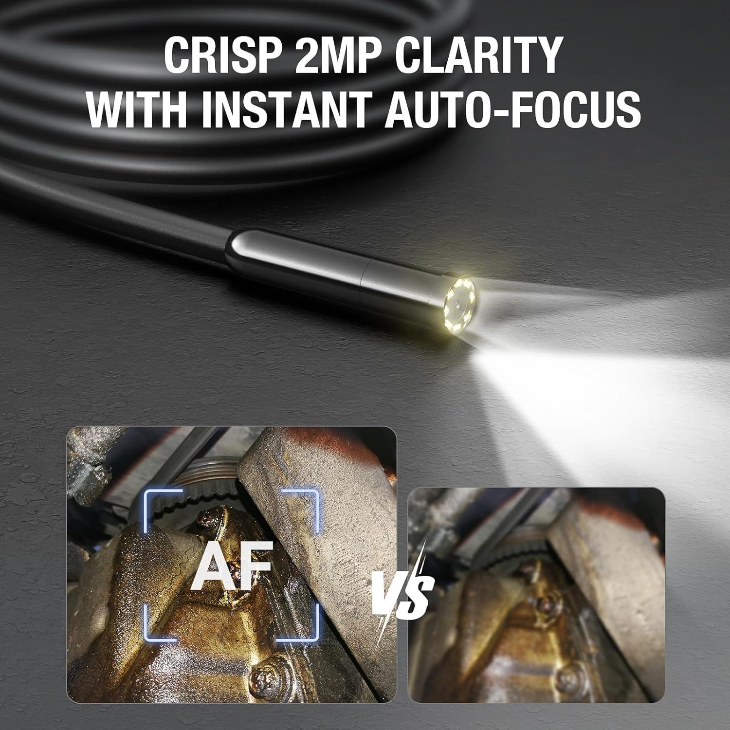 Cámara Endoscópica Teslong 2MP USB-C 5.03m con Autofoco