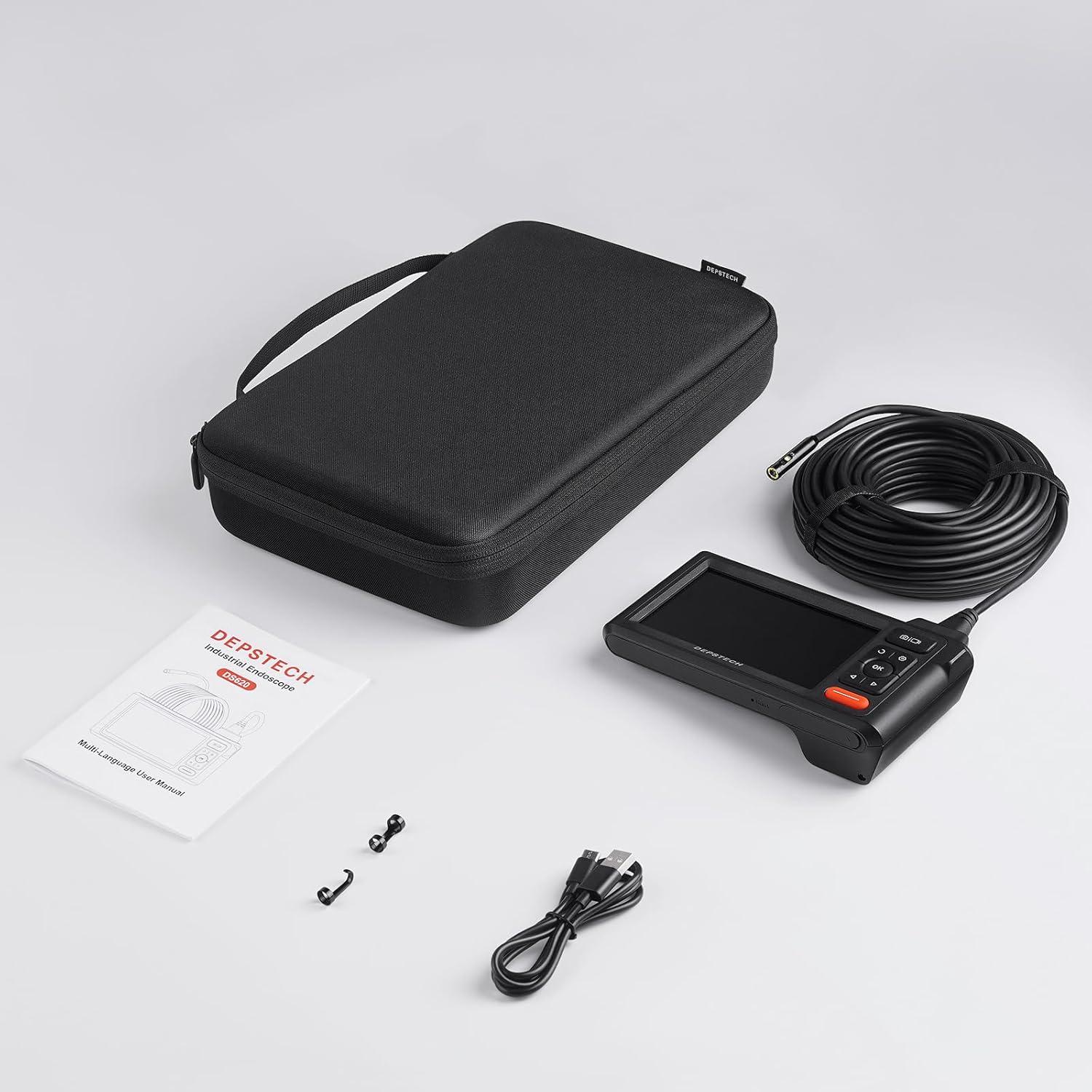 Borescopio DEPSTECH 15m Triple Lente Pantalla 5" 1080P
