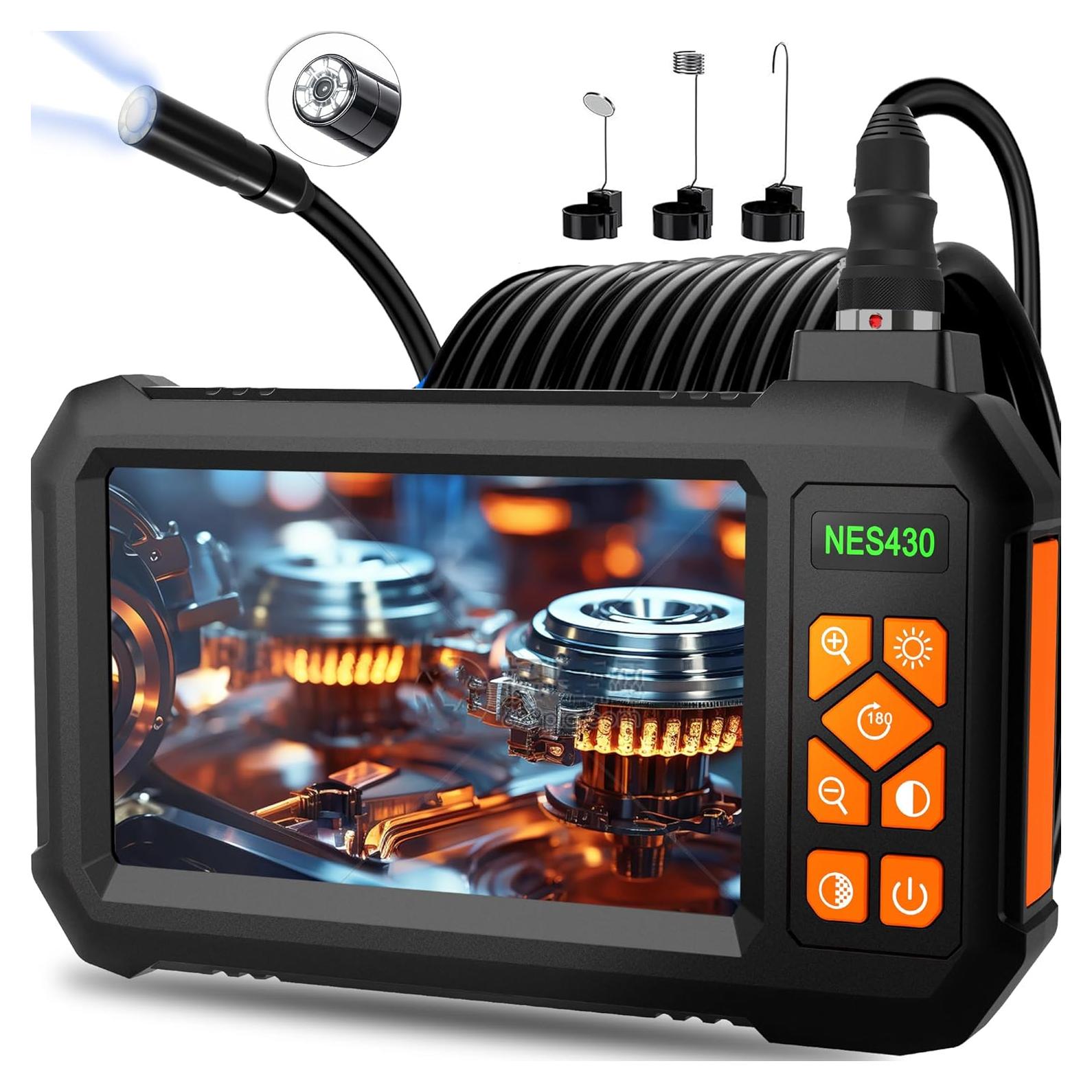 Cámara Endoscopio COOVIE HD 1080P 4.3" IP67 5m