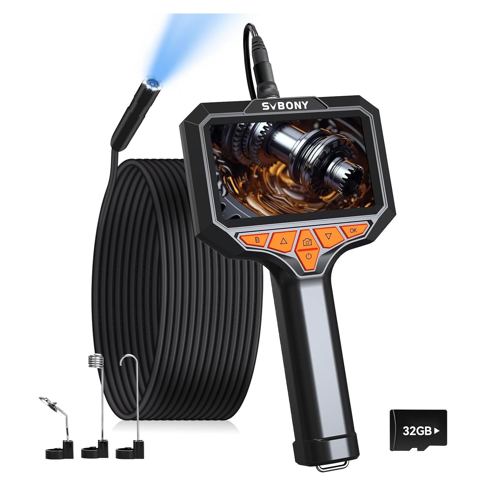 Cámara Endoscópica SVBONY SM501 2MP 4.3" HD IP67 5m