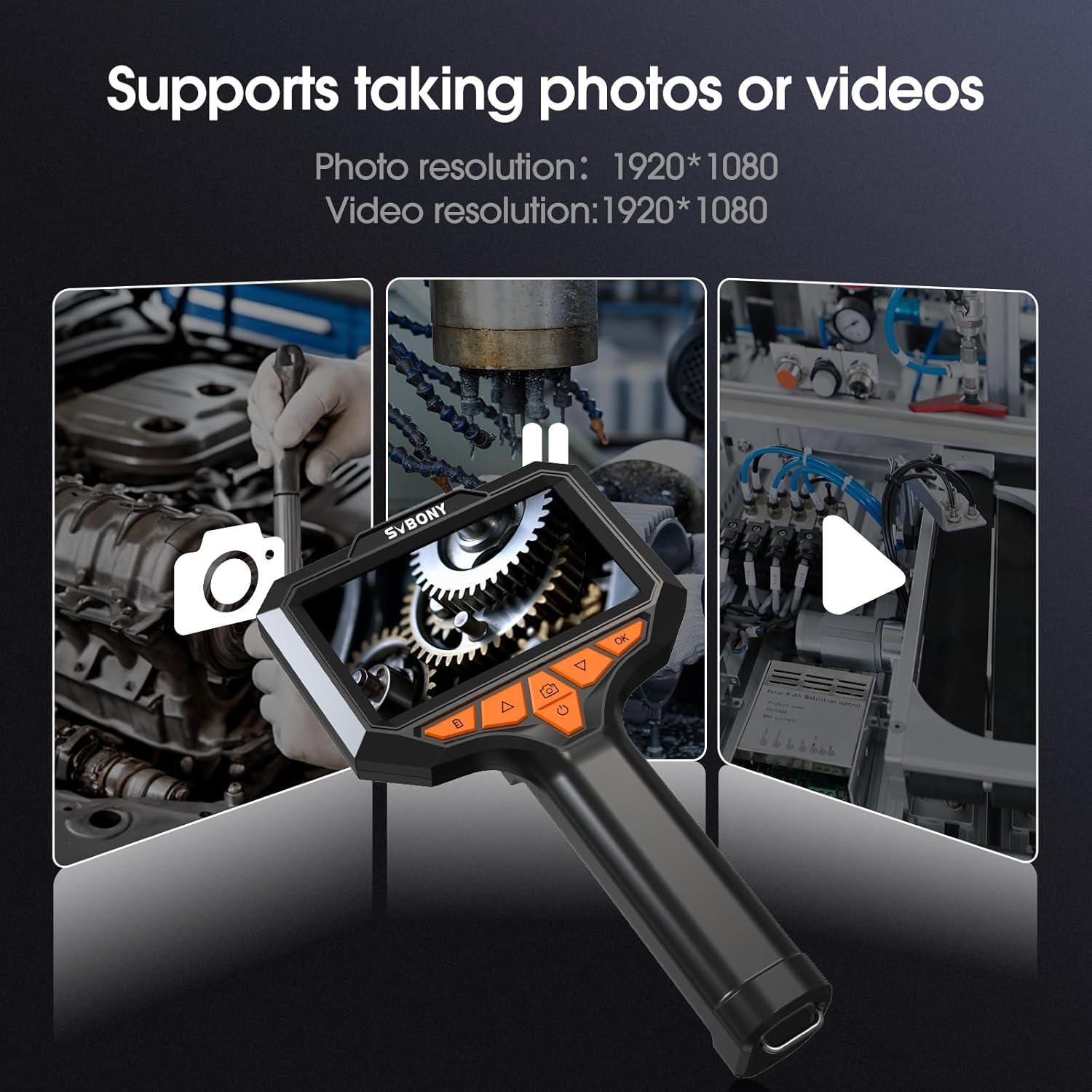 Cámara Endoscópica SVBONY SM501 2MP 4.3" HD IP67 5m