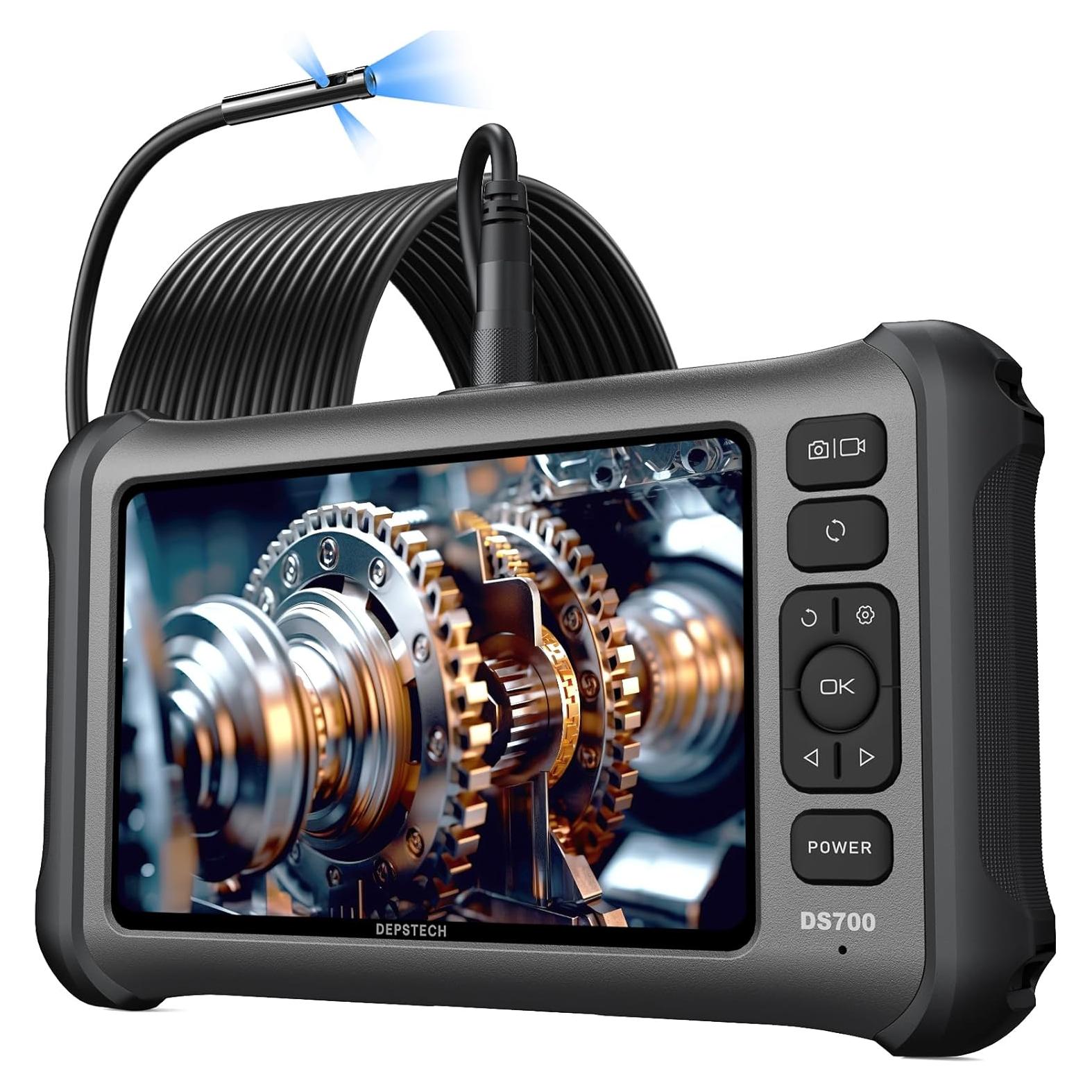 Cámara Endoscopio DEPSTECH 7" IPS 1080P IP67 5m