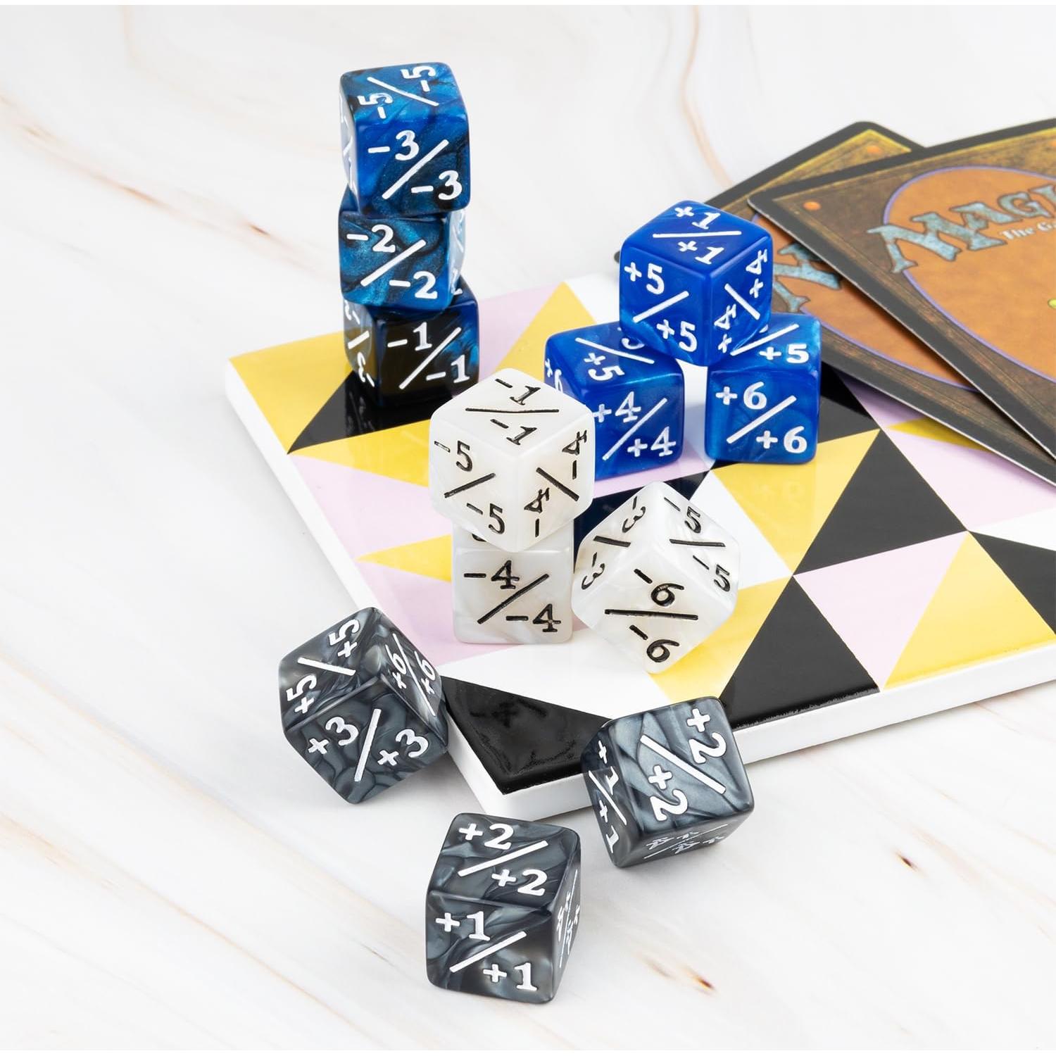 51 Piezas Dados Contadores MTG LAMJAM +1/+6 y -1/-6