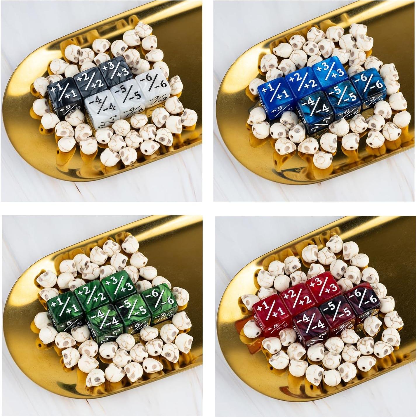 51 Piezas Dados Contadores MTG LAMJAM +1/+6 y -1/-6