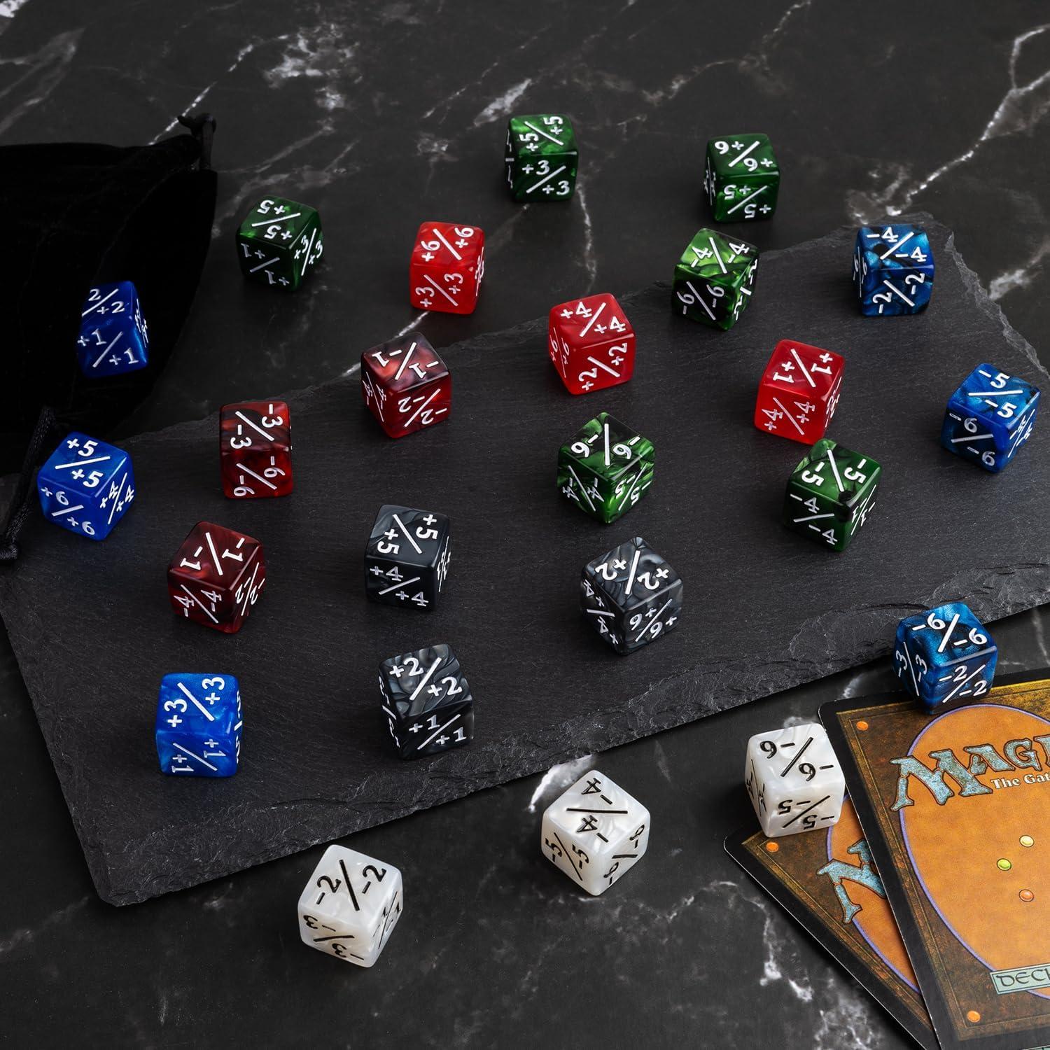 51 Piezas Dados Contadores MTG LAMJAM +1/+6 y -1/-6