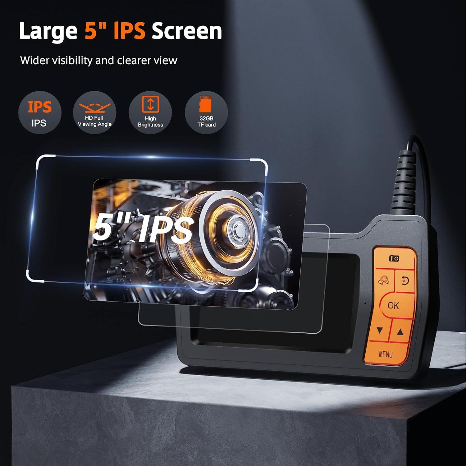 Cámara de Inspección TURN RAISE 15,24m IP67 Pantalla 5"