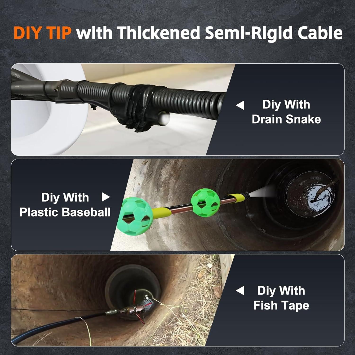 Cámara de Inspección TURN RAISE 15,24m IP67 Pantalla 5"