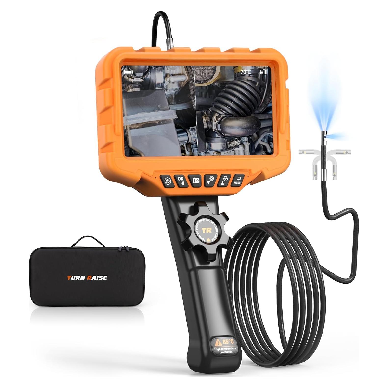 Borescopio Articulado TURN RAISE 7" IPS 1.62m Doble Lente