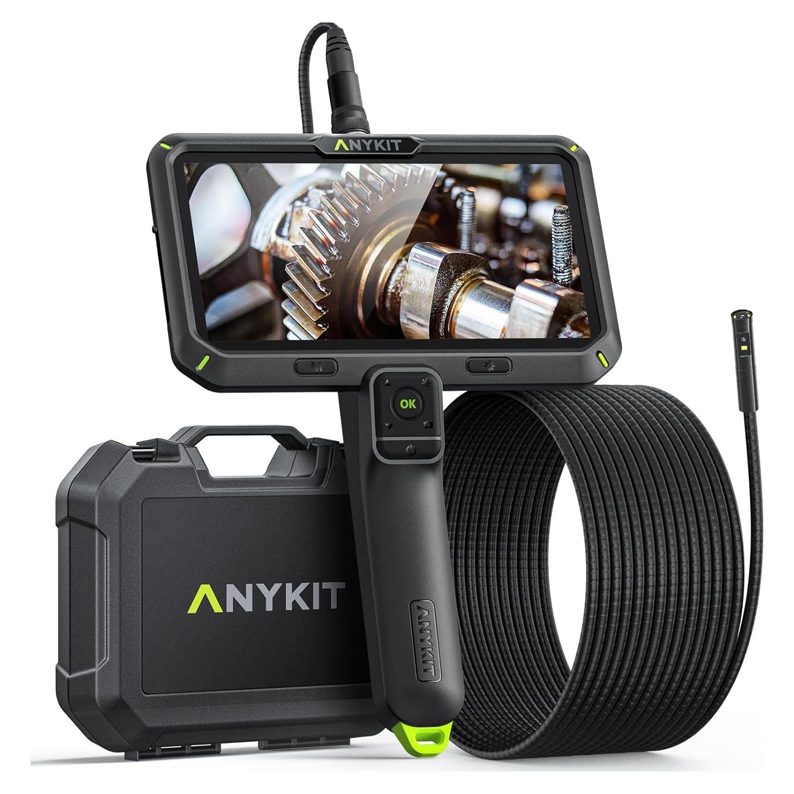 Cámara Endoscópica Anykit 1080P Doble Lente 5,03 m