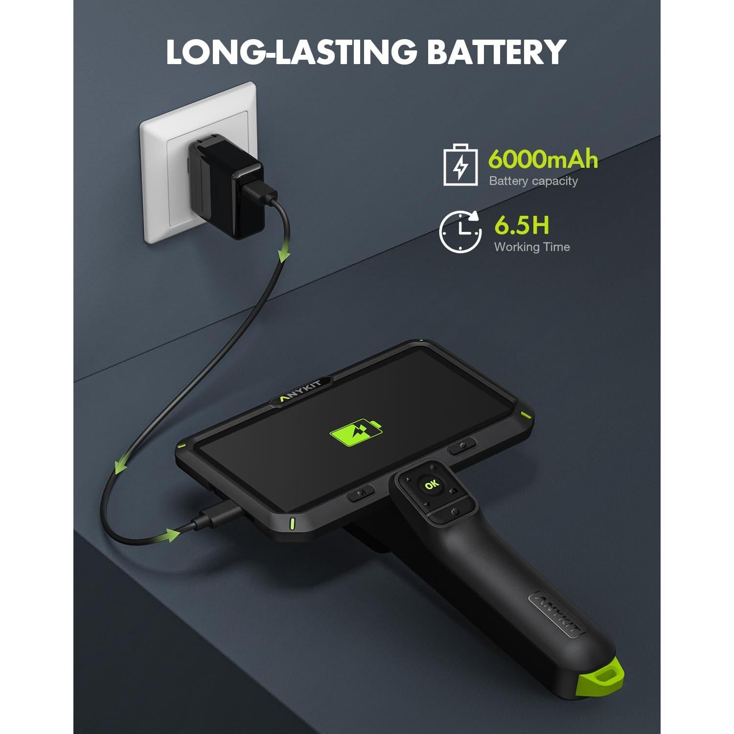 Cámara Endoscópica Anykit 1080P Doble Lente 5,03 m