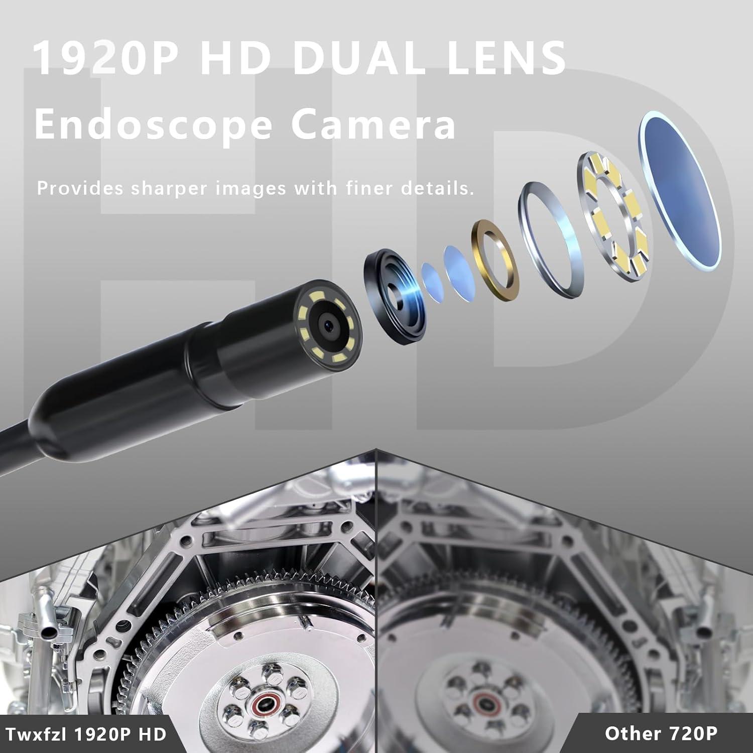 Cámara Endoscópica Twxfzl HD 1920P 5m IP67 para iOS/Android