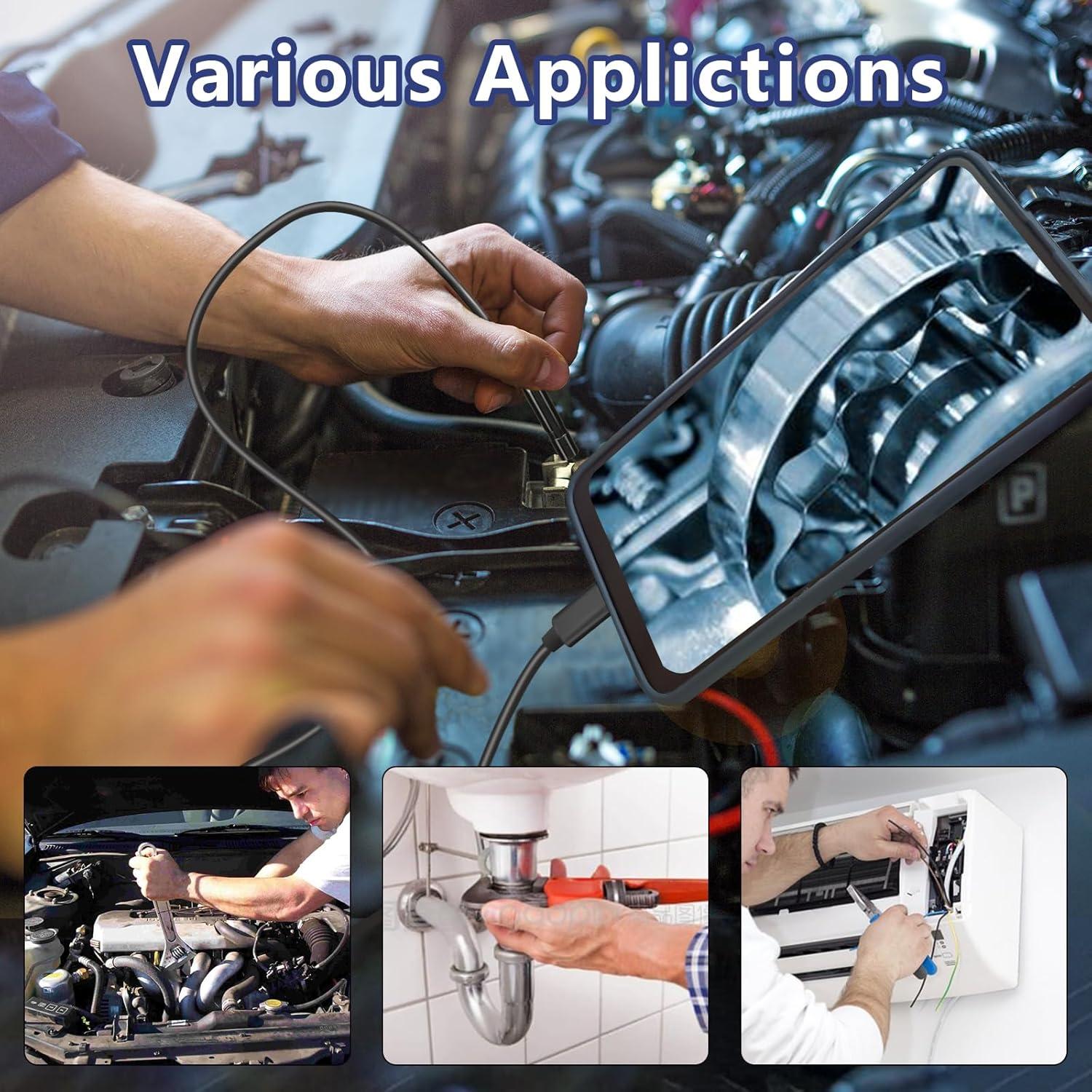 Cámara Endoscópica Twxfzl HD 1920P 5m IP67 para iOS/Android