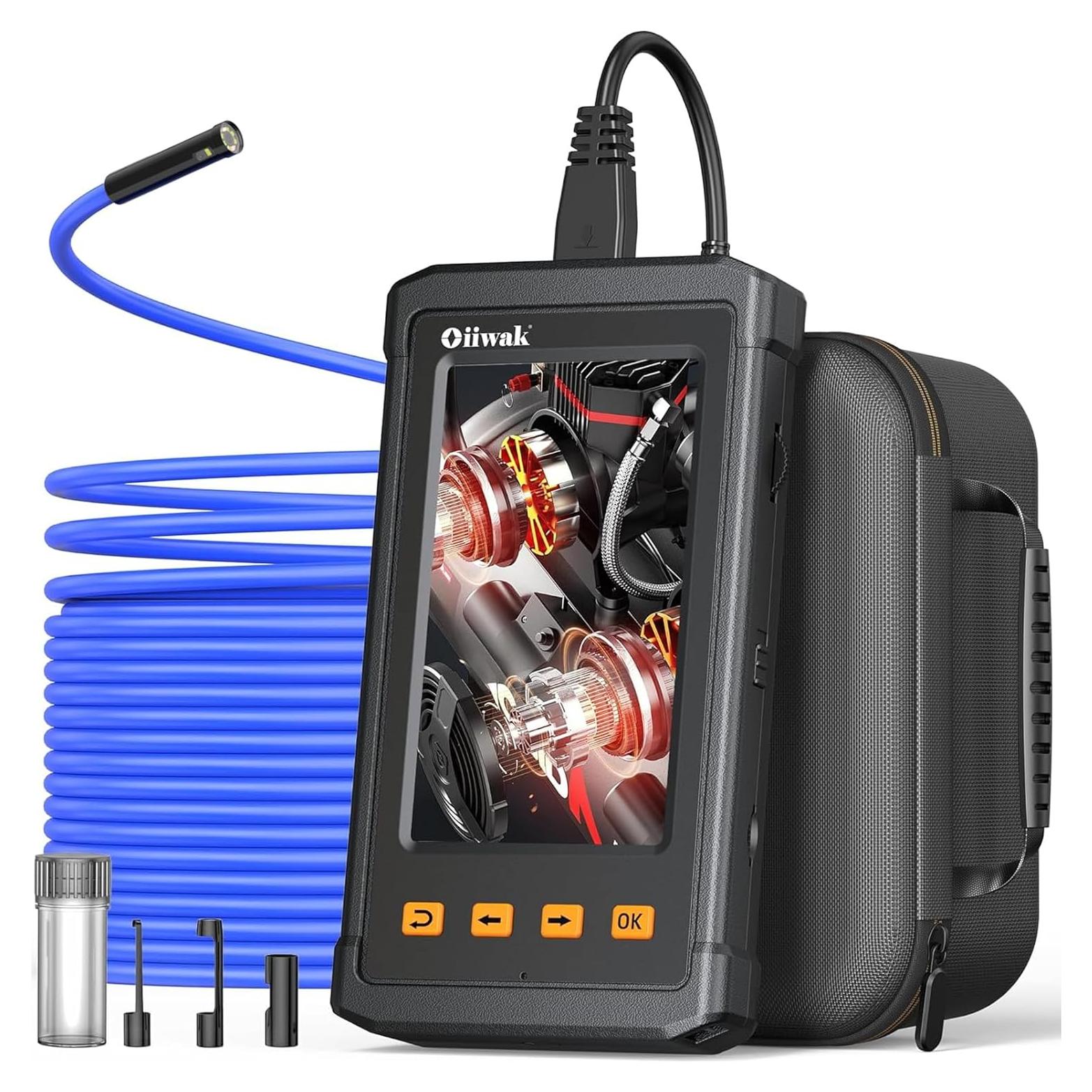 Cámara de Inspección Oiiwak 15m Triple Lente 1080P IP67