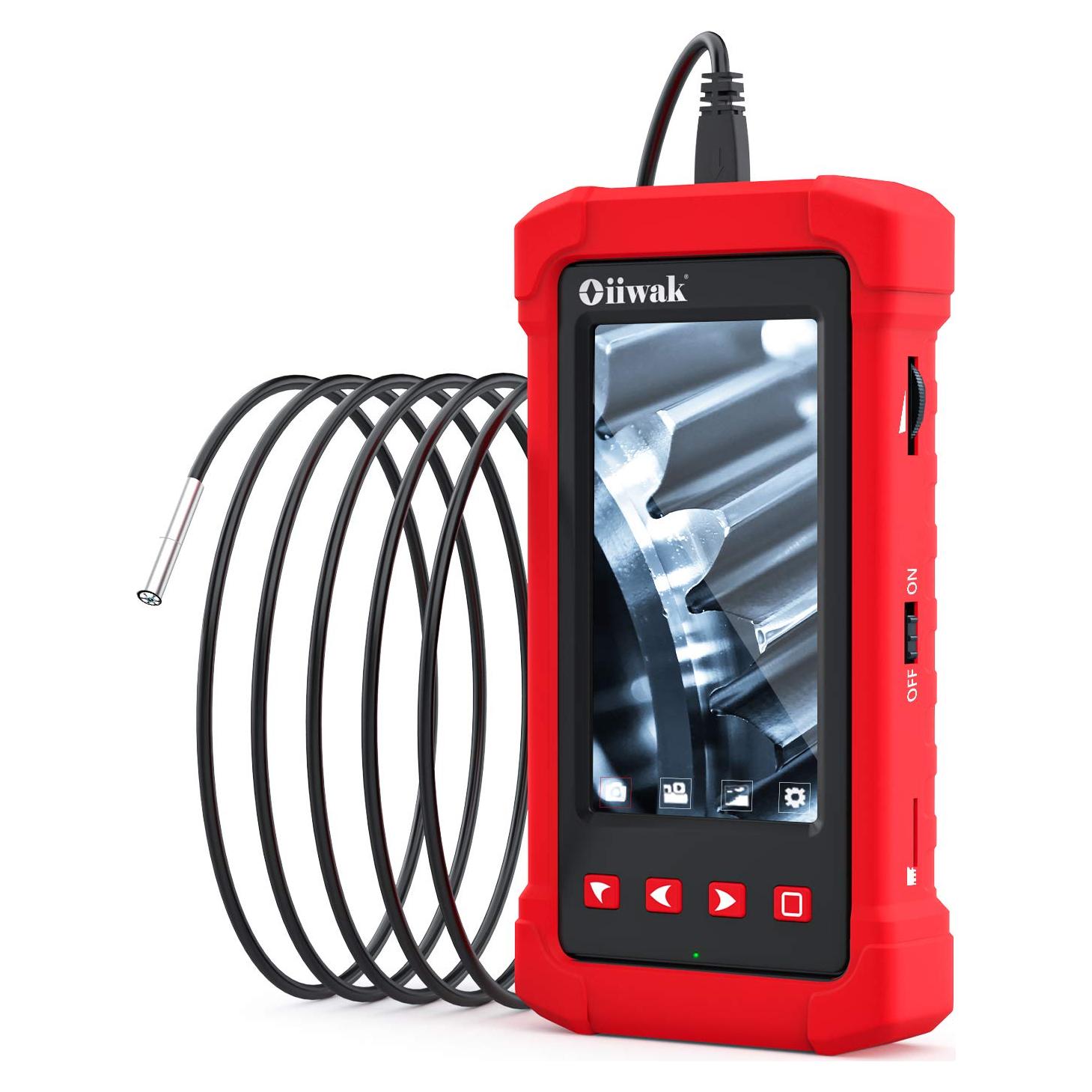 Cámara Endoscópica Oiiwak 3.9mm HD Pantalla 4.3" IP68