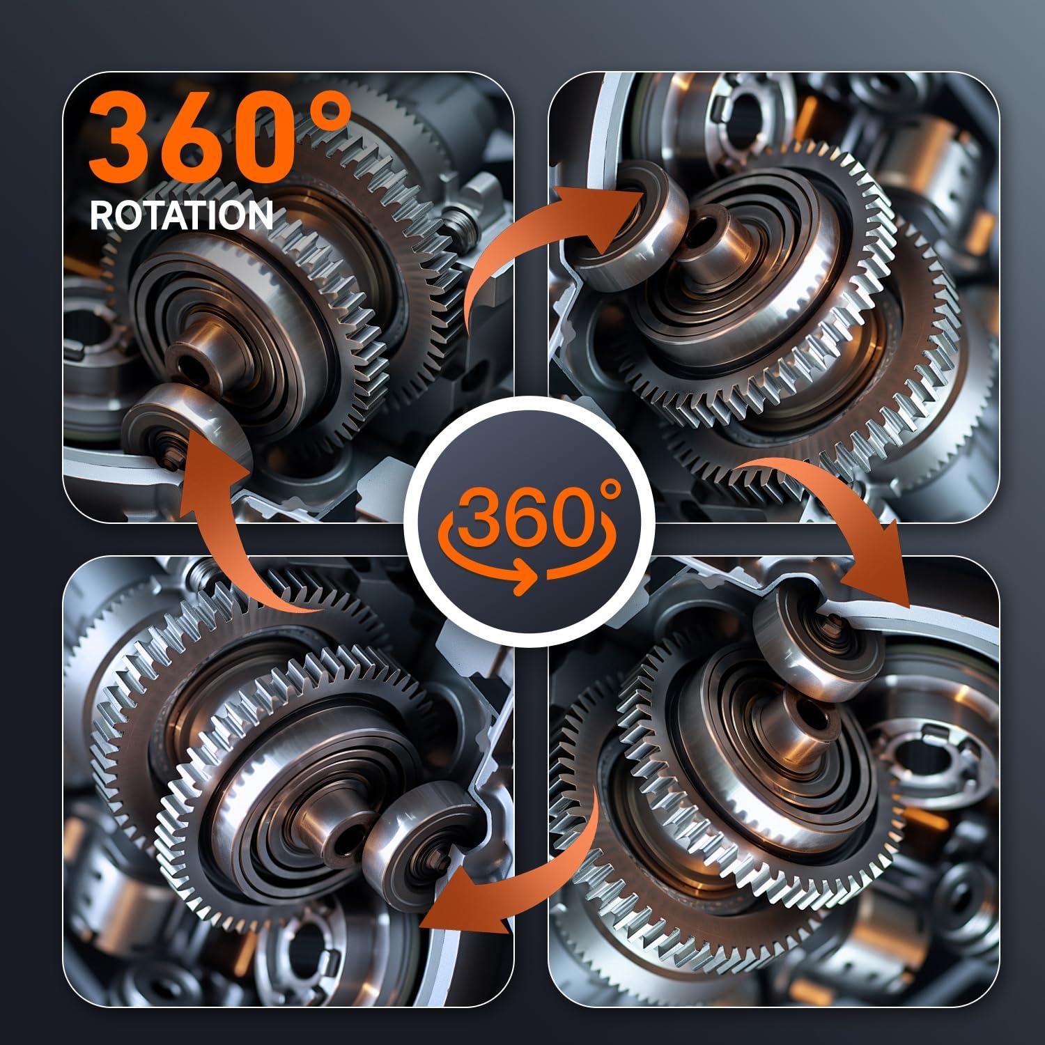 Cámara Endoscópica Oiiwak 3.9mm HD Pantalla 4.3" IP68