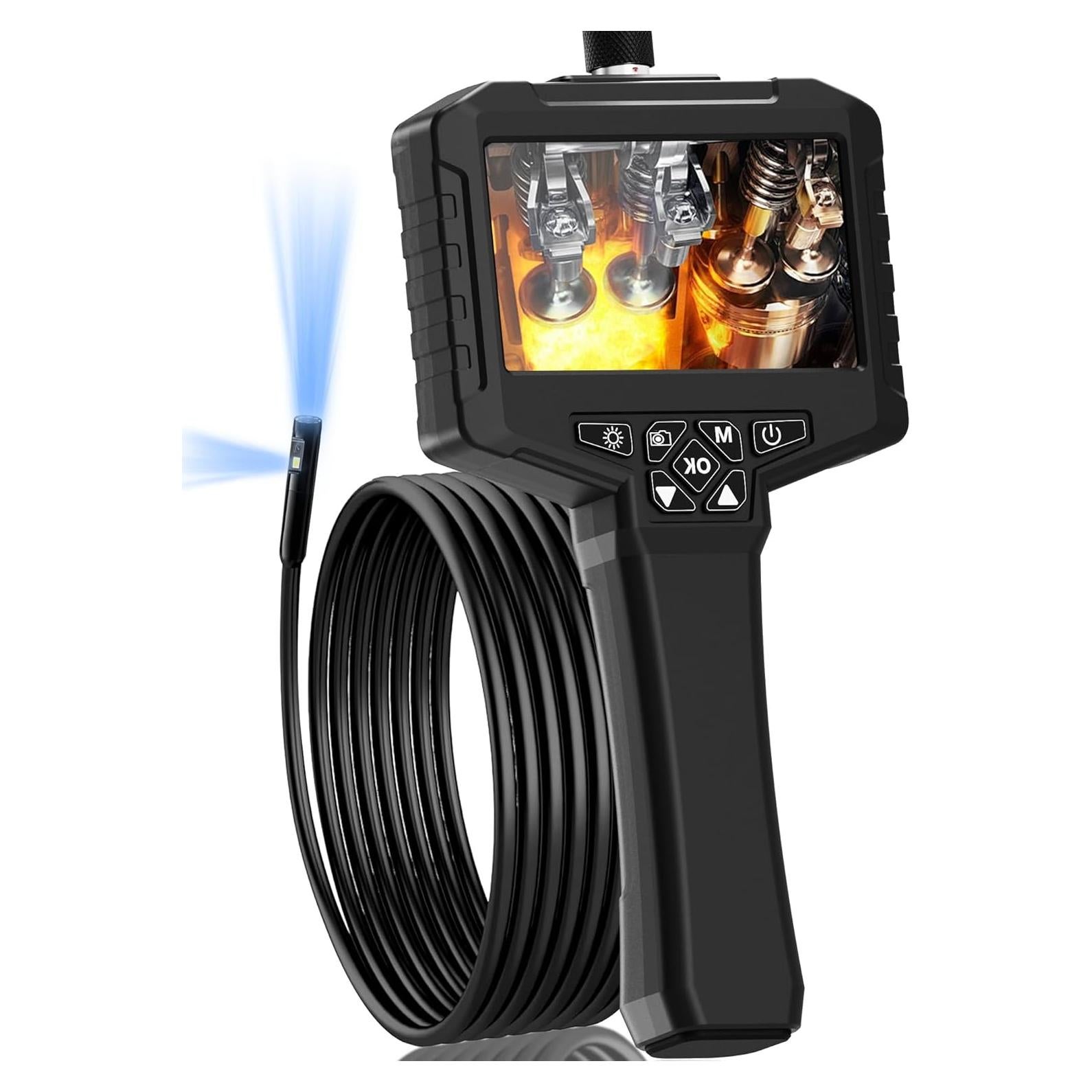 Endoscopio COOVIE Doble Lente 5m HD IP67 con Luz