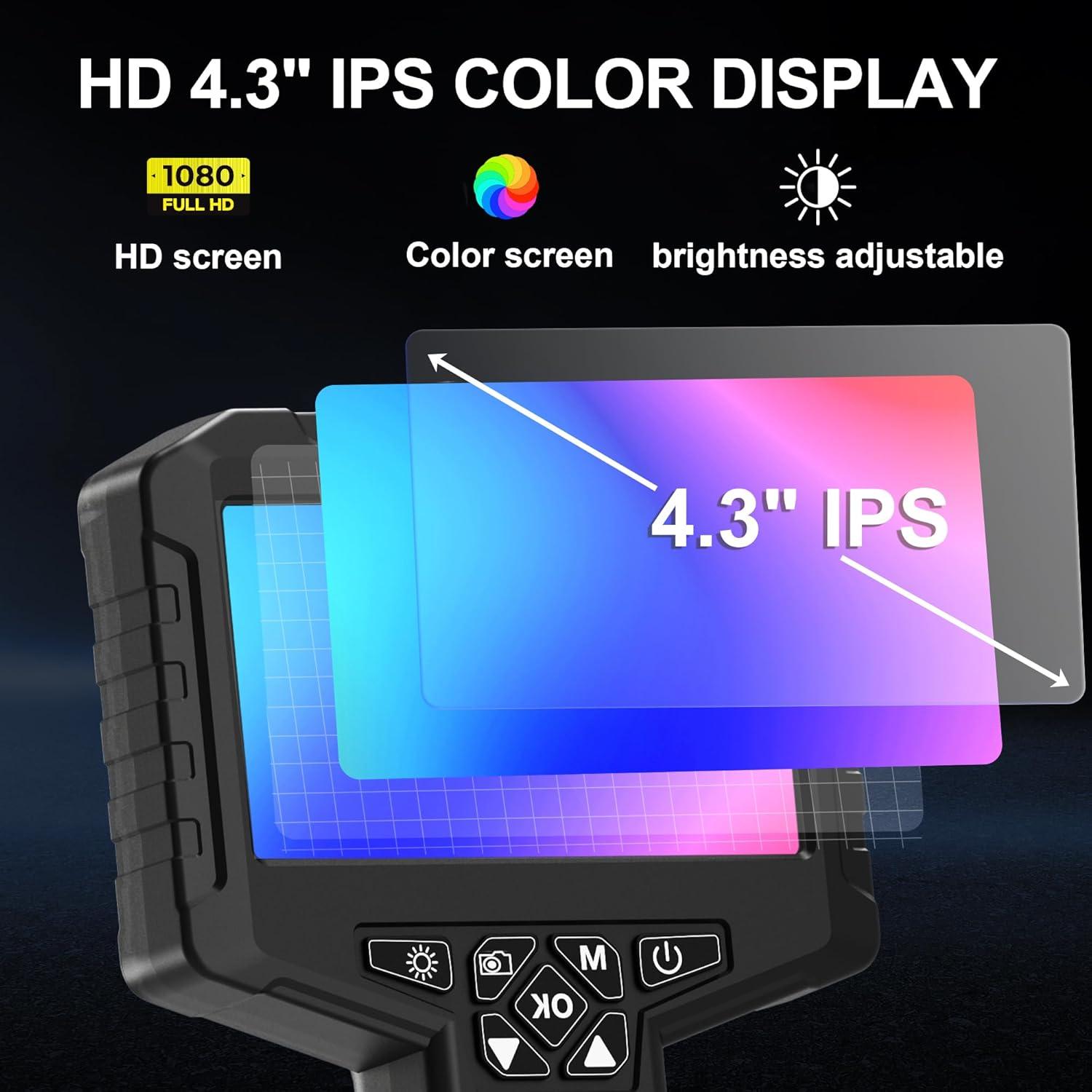 Endoscopio COOVIE Doble Lente 5m HD IP67 con Luz