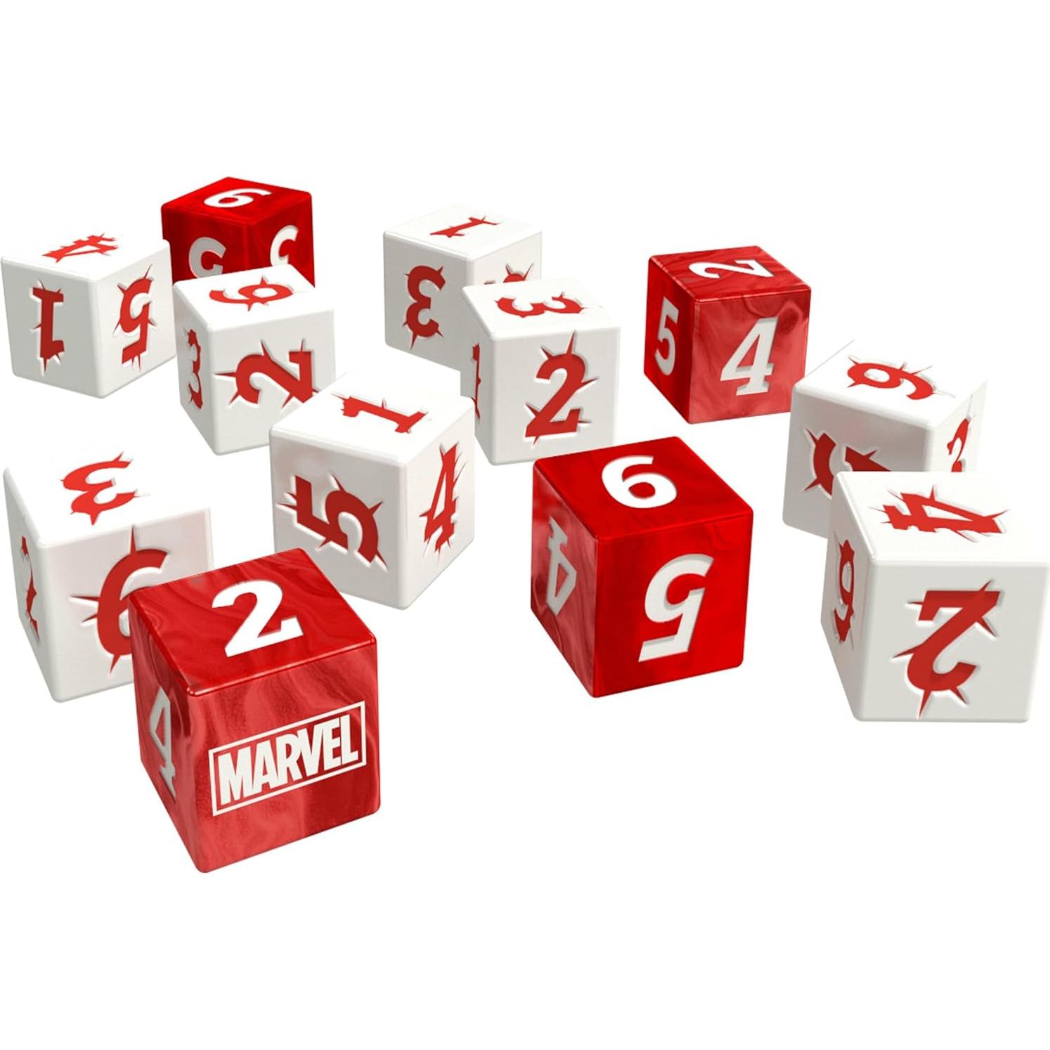 Dados Heroicos Marvel CMON RPG Multiverso 18mm Acrílicos