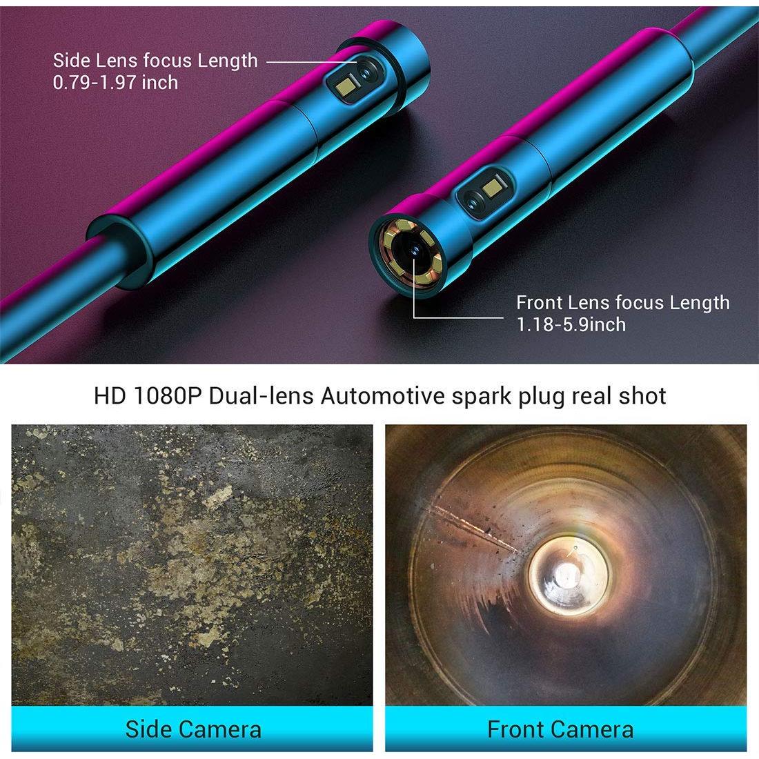 Cámara Endoscopio Inalámbrica NIDAGE 5mm 1080P Doble Lente