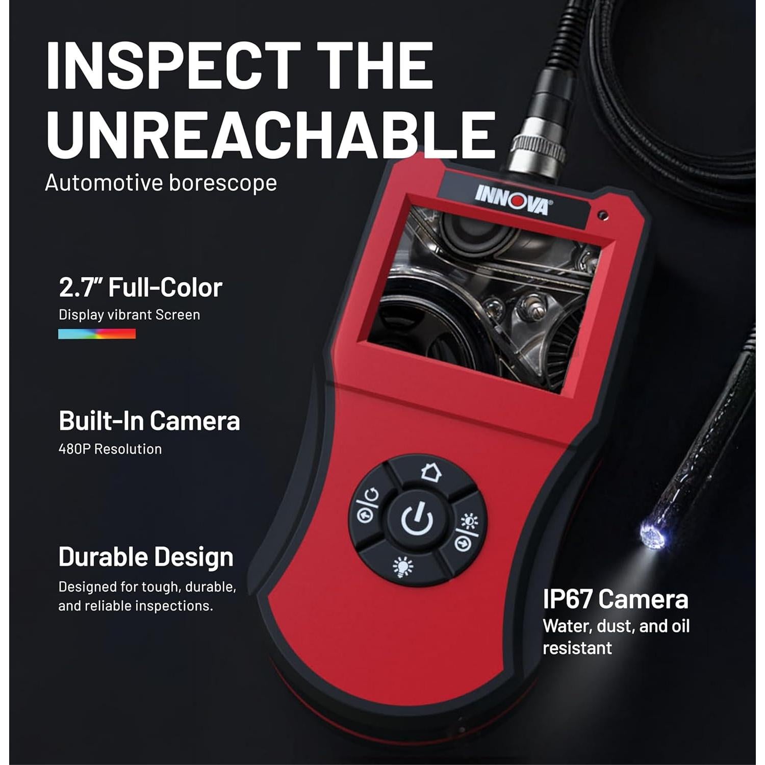 Cámara de Inspección Innova 3380 con Luz LED 6,86 cm
