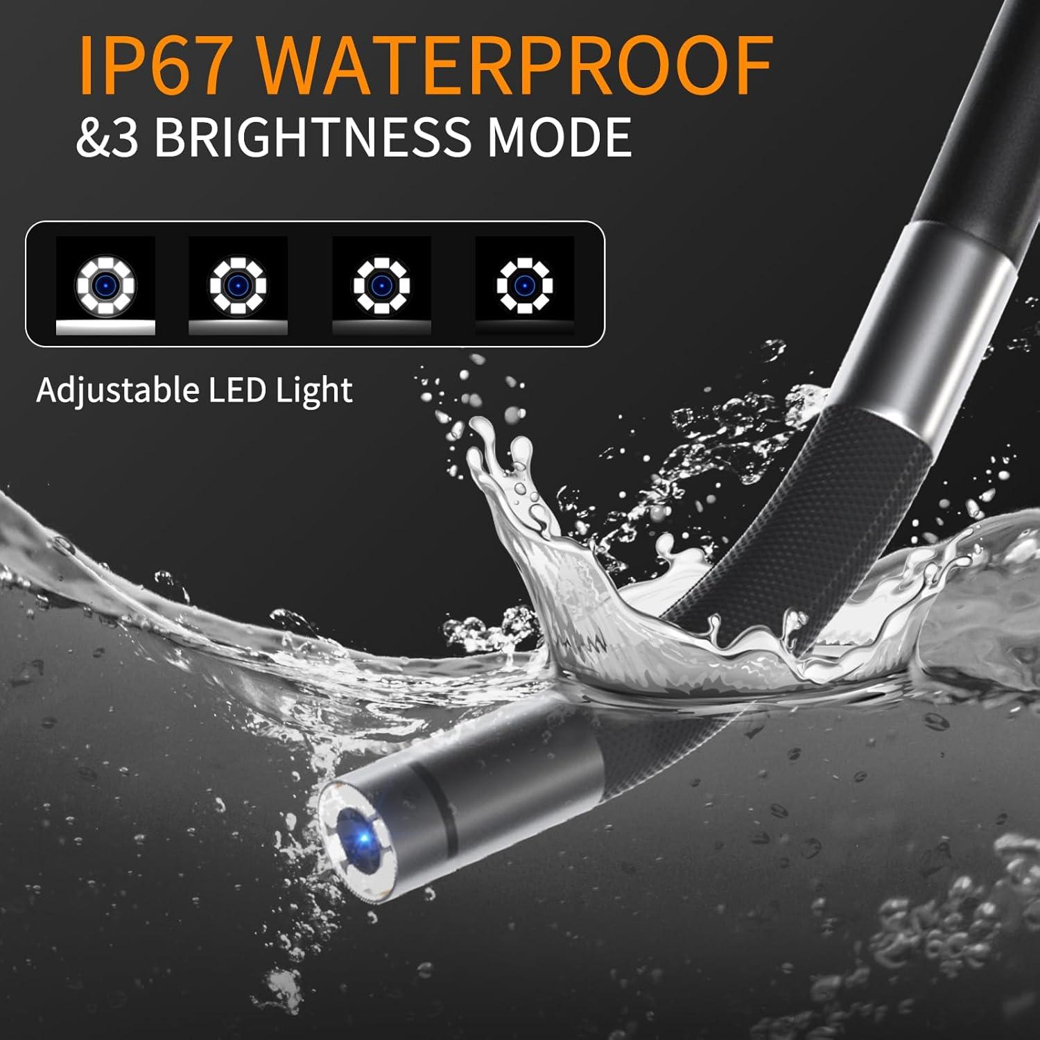 Endoscopio Articulado Dearsee ZX2-D1 con Luz y Zoom 8X