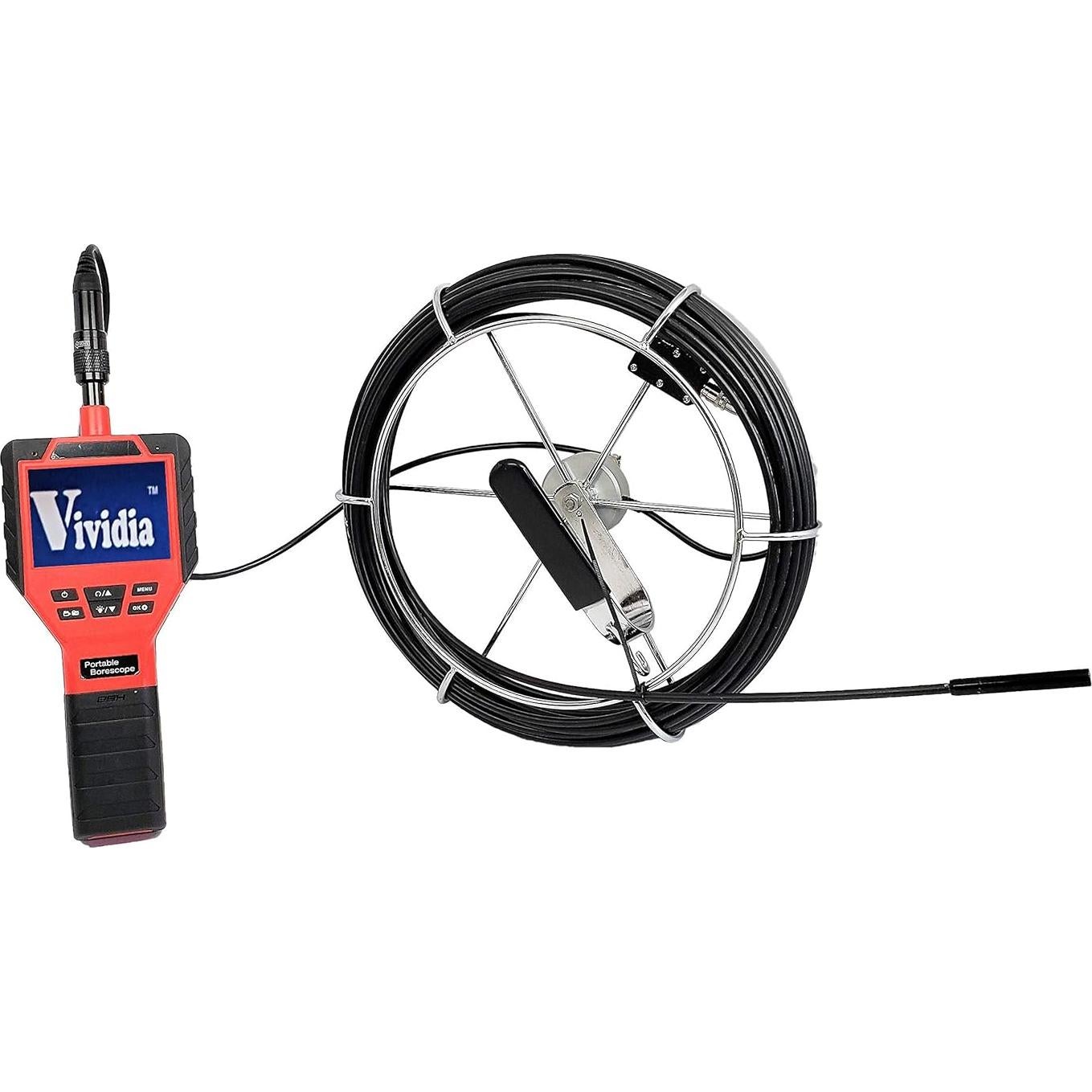 Cámara de Inspección Vividia 20m LCD 3.5" 8.5mm