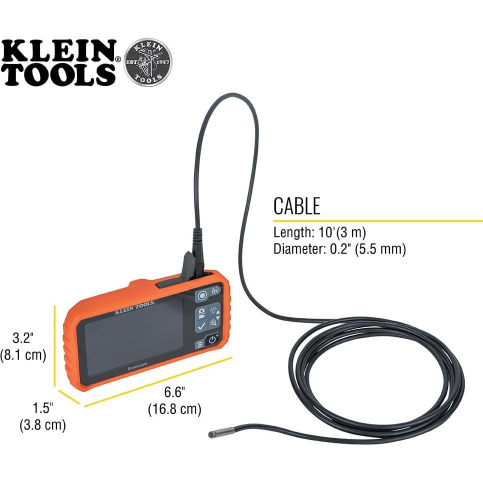 Cámara de Inspección Klein Tools 69462 3m IP67 LED 5.5mm