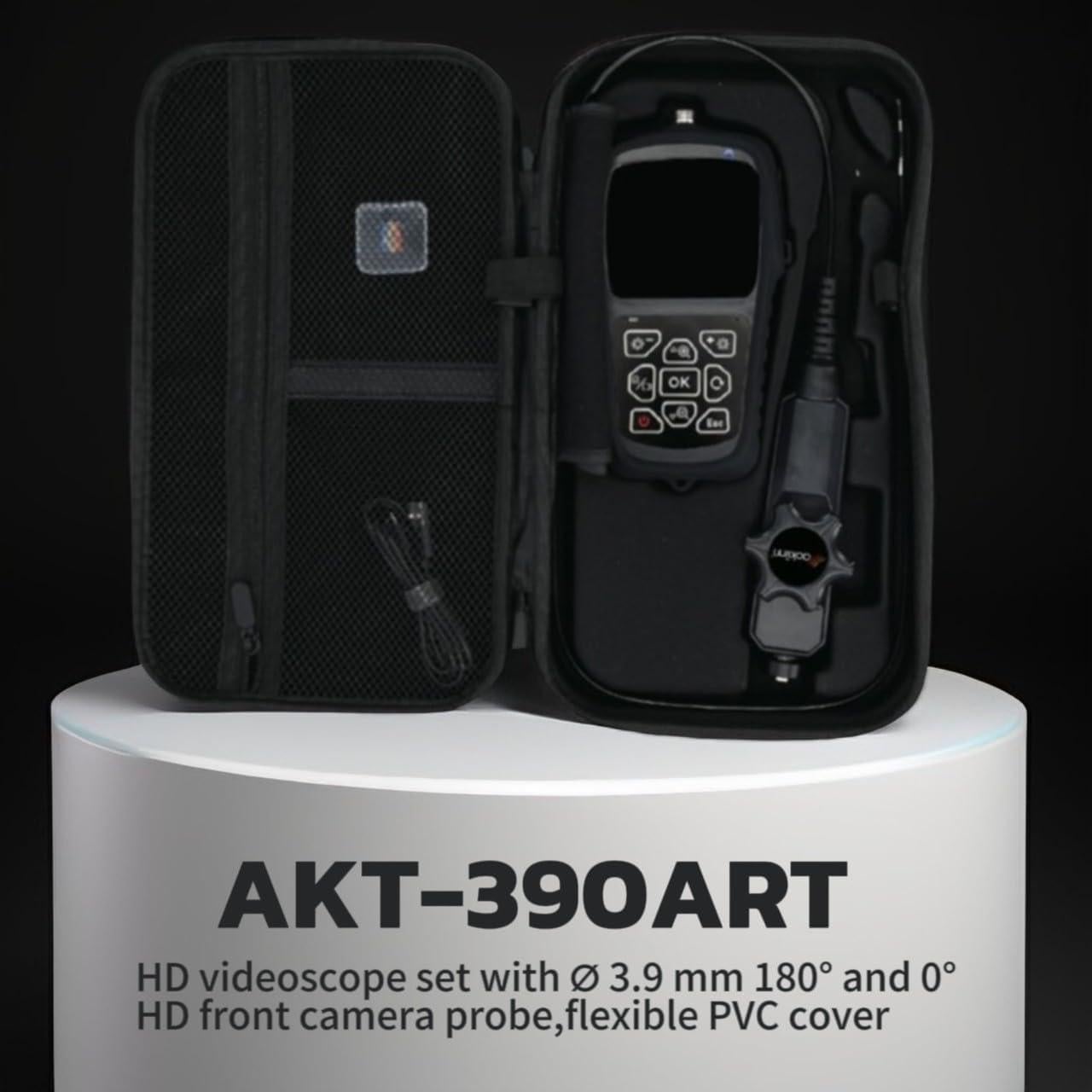 Endoscopio Aokiinn AKT-390ART 3.9mm con luz LED y pantalla