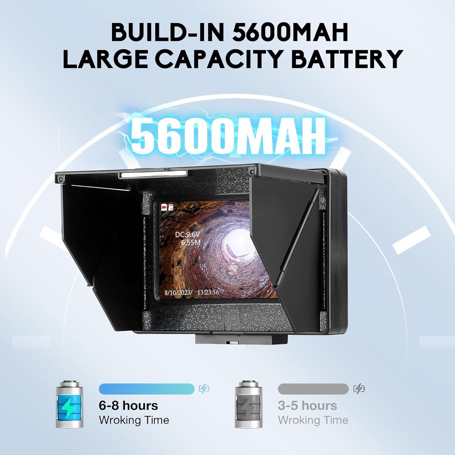 Cámara de Inspección de Tuberías JINXINEBAY 20m HD 1000TVL