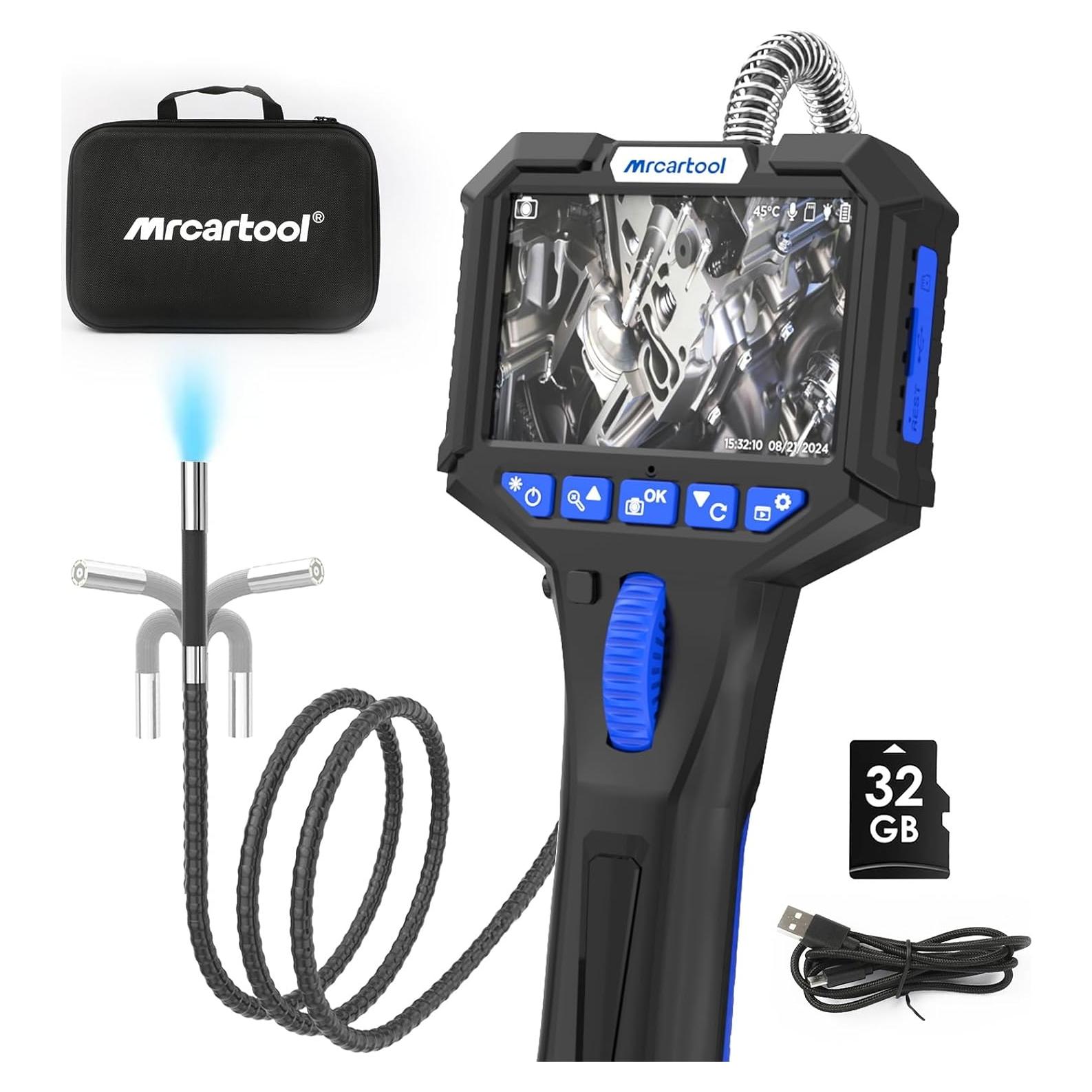 Endoscopio Articulado MR CARTOOL 210° IP67 1.01m 32GB