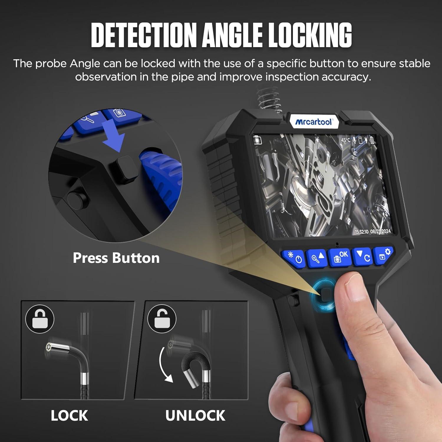 Endoscopio Articulado MR CARTOOL 210° IP67 1.01m 32GB