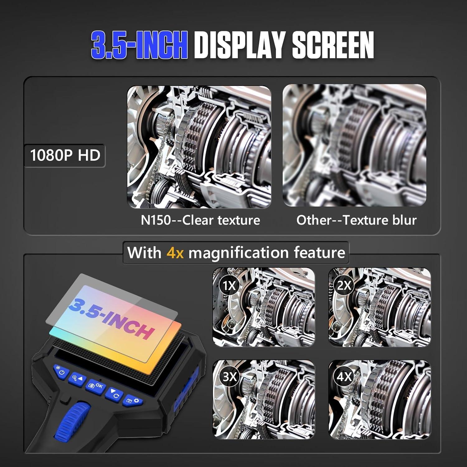 Endoscopio Articulado MR CARTOOL 210° IP67 1.01m 32GB