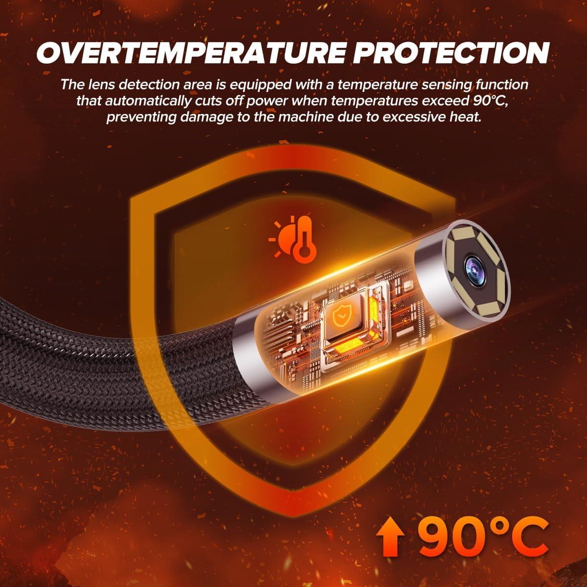 Endoscopio Articulado MR CARTOOL 210° IP67 1.01m 32GB