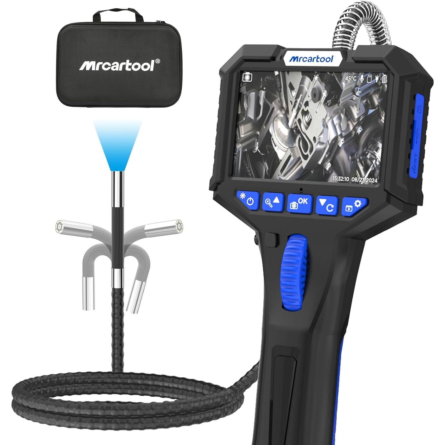 Endoscopio Articulado MR CARTOOL 210° IP67 1.01m 32GB