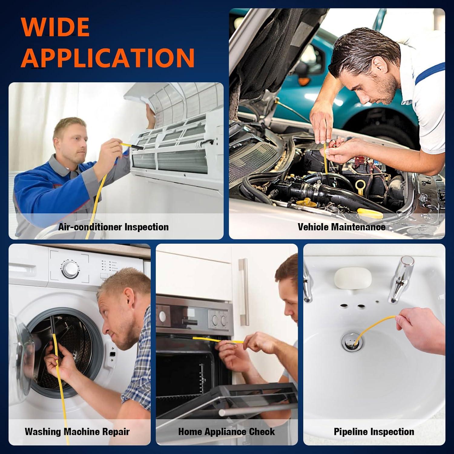 Endoscopio Inalámbrico BlueFire 10m HD WiFi 2MP Inspección