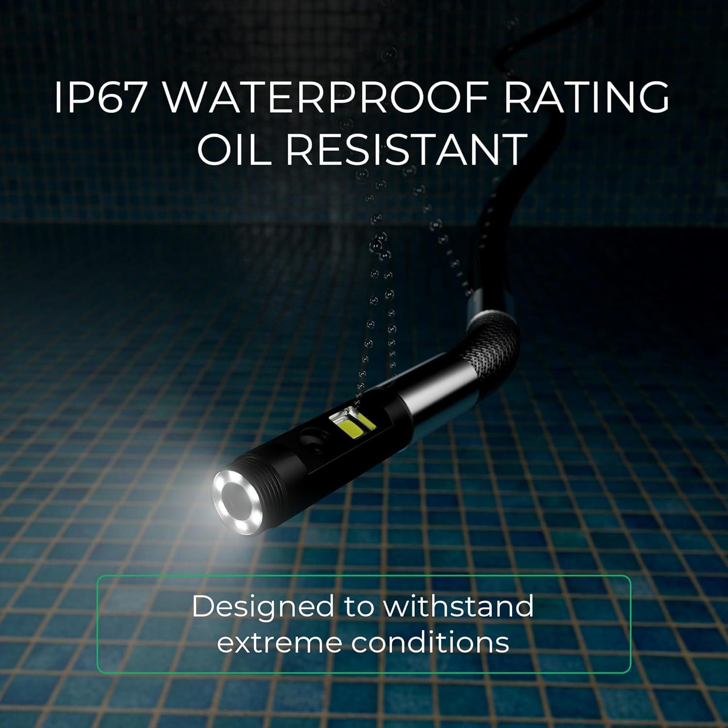 Borescopio Articulado 360° Level Up Auto 6mm HD con Luz