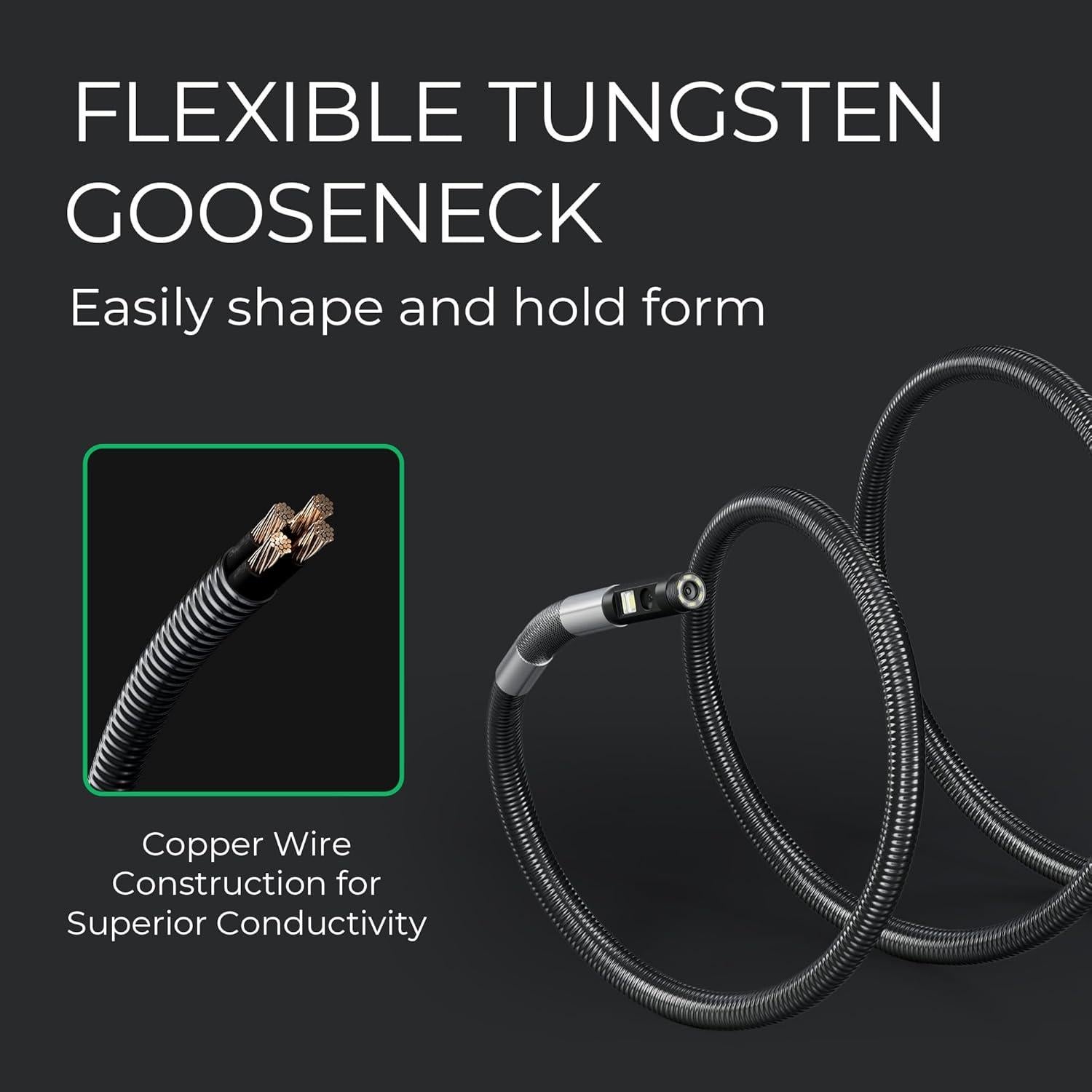 Borescopio Articulado 360° Level Up Auto 6mm HD con Luz