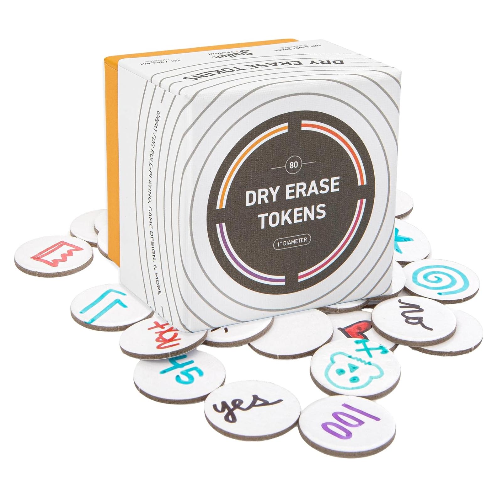 Fichas Reutilizables Fábrica Estelar 80 PCS para Juegos RPG