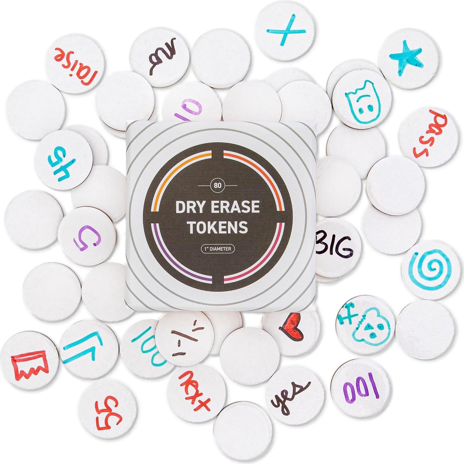 Fichas Reutilizables Fábrica Estelar 80 PCS para Juegos RPG