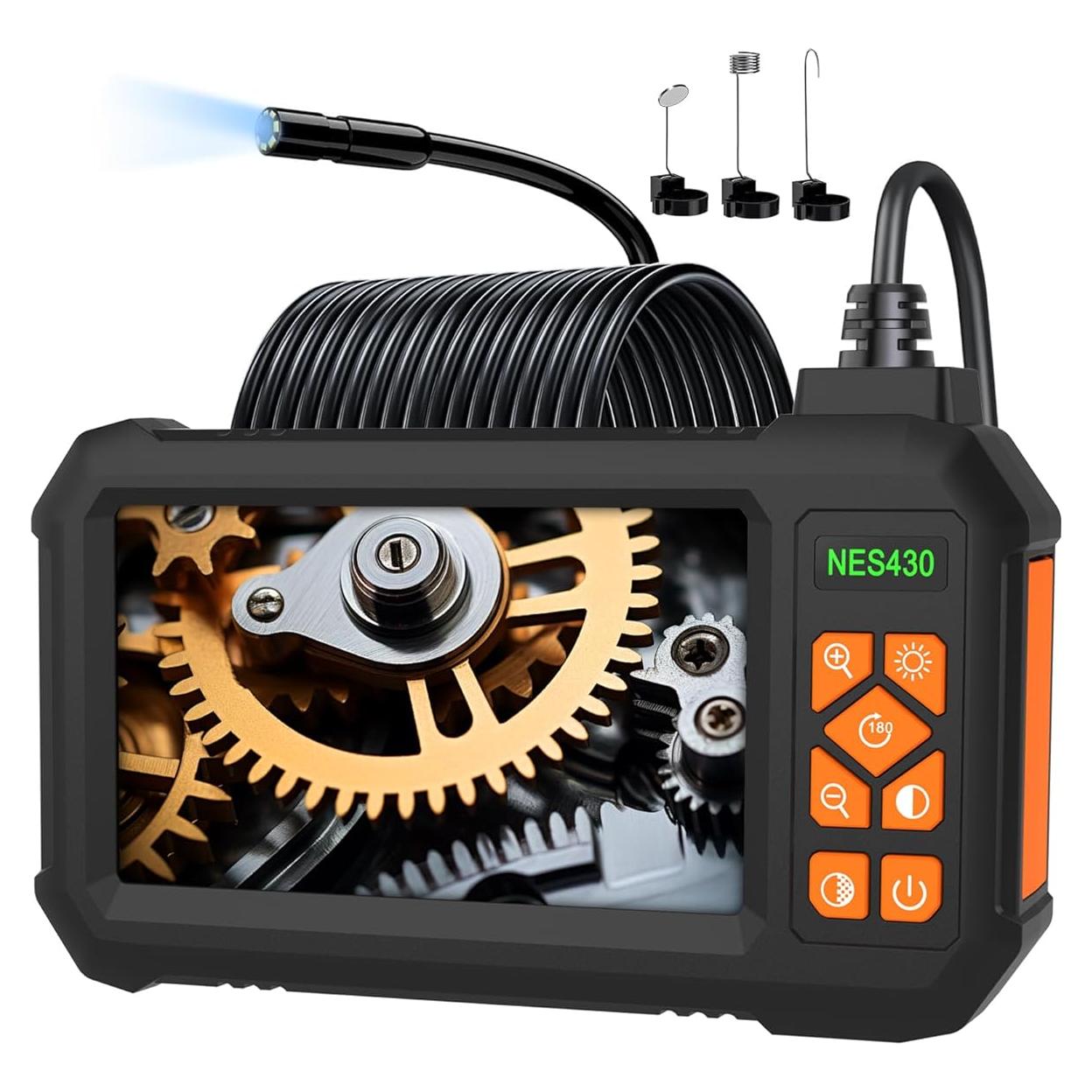 Cámara Endoscopio Kecowl 1080P HD 5m IP67 Luz LED