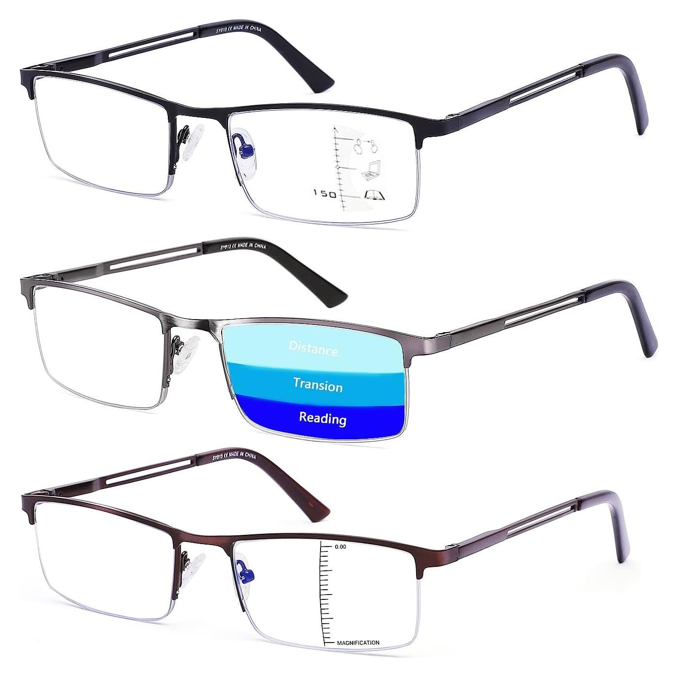 Gafas de lectura multifocal Wenzhou C15 anti luz azul