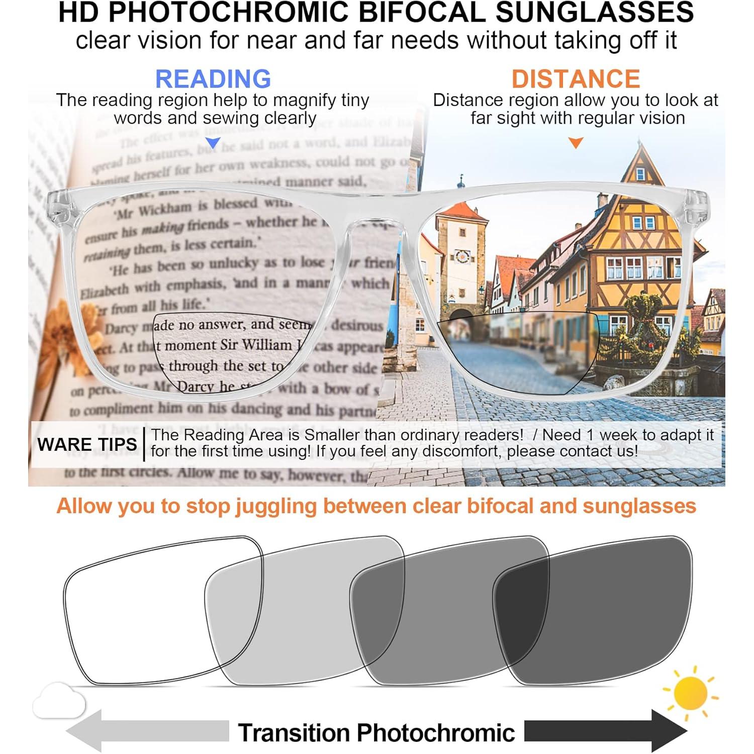 Gafas de lectura bifocales MARE AZZURO 1.5 con bloqueo UV