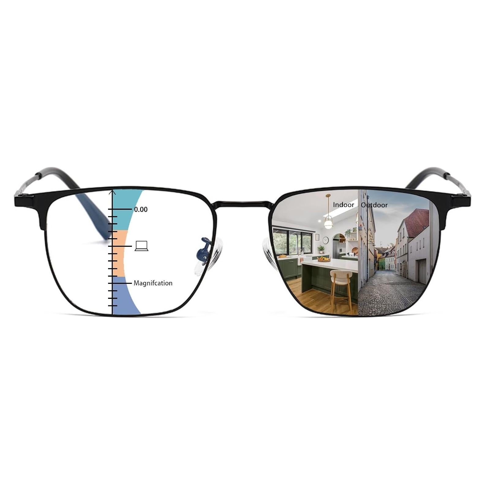 Gafas de lectura multifocal progresivas Kissoul UV400