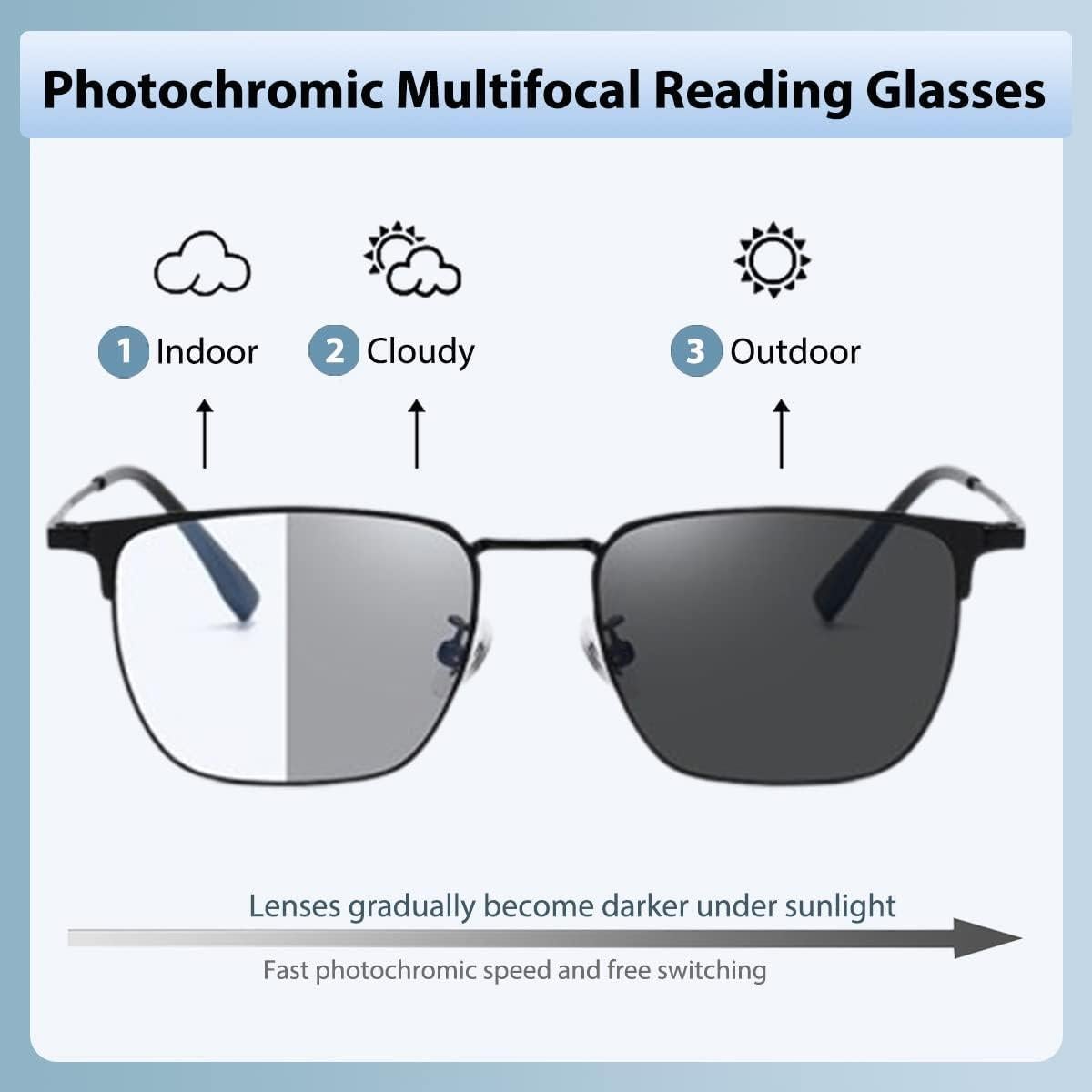 Gafas de lectura multifocal progresivas Kissoul UV400