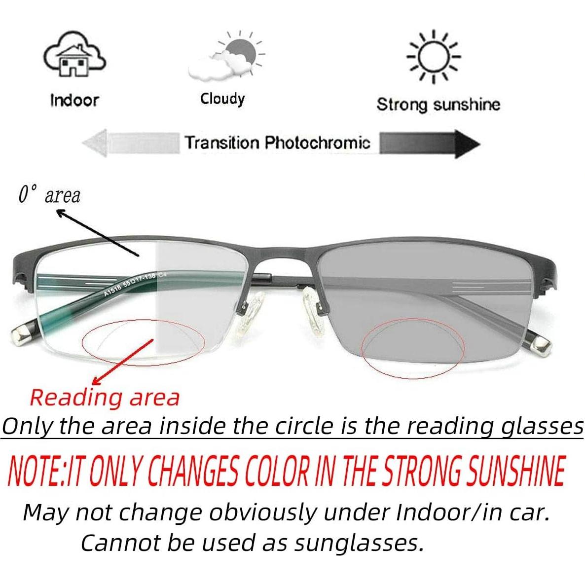 Gafas de Lectura Bifocales Laureles 001 UV Fotoquímicas