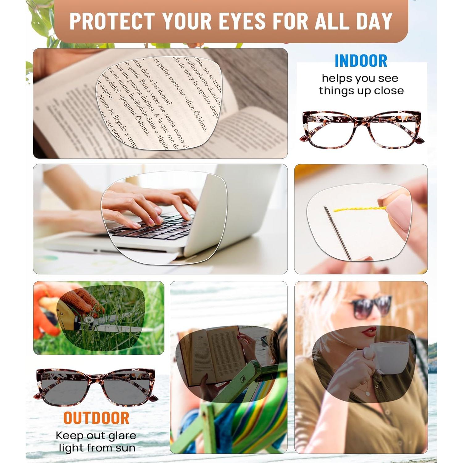 Gafas de Lectura OCCI CHIARI Fotocromáticas 2.5 UV400