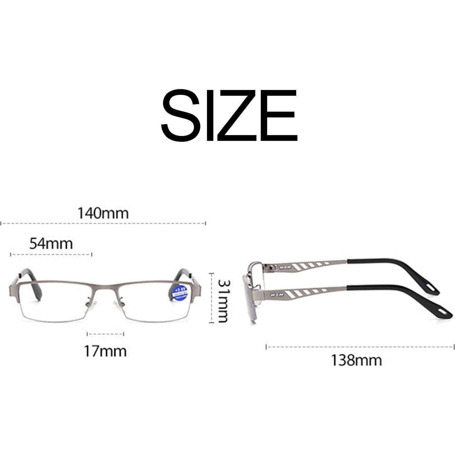 Ultra-Light Multi-focal Photochromic Reading Glasses, Plyarbour Intellireaders, Progressive Reading Glasses Men
